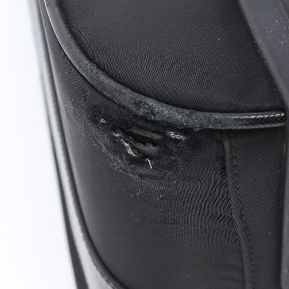 Prada Tessuto Nylon Triangle Logo Leather Suitcase Carry Case Bag Business - Picture 11 of 12